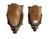 Antiqu Art Deco Slip Shade Wall Sconces - a Pair For Sale In Los Angeles - Image 6 of 7