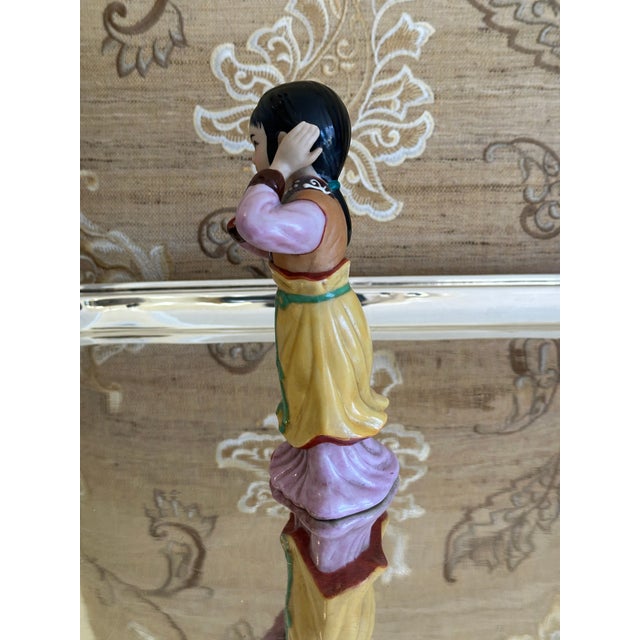 Wildwood Accents Hand Painted Chinese Figurines For Sale - Image 10 of 12