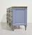 Blue Mid Century French Side Tables by Karges in Blue a Pair - Newly Painted For Sale - Image 8 of 13
