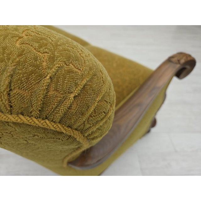 Vintage Danish Three-Seater Sofa in Wool and Oak, 1960s For Sale - Image 6 of 18