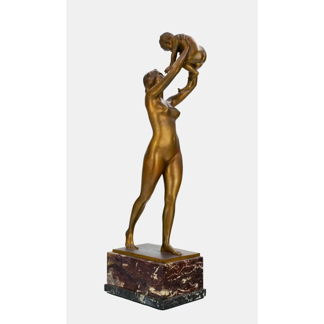 Johannes Boese, Mother Happiness, 1910, Bronze For Sale - Image 4 of 12