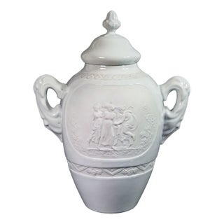 Vase in Ceramic Biscuit, Limoges, France For Sale