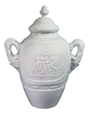 Vase in Ceramic Biscuit, Limoges, France