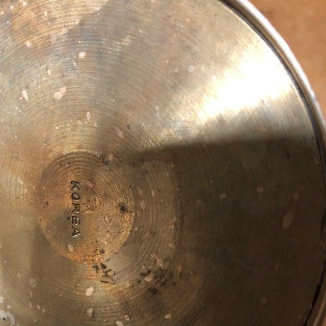 1950s 1950s Solid Brass Artist Cup For Sale - Image 5 of 7