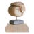 Vintage French Stone Abstract Sculpture on Stand No. 12 For Sale