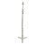 Italian Mid-Century White Painted Turned Post Floor Lamp (Manner of Giacometti) For Sale