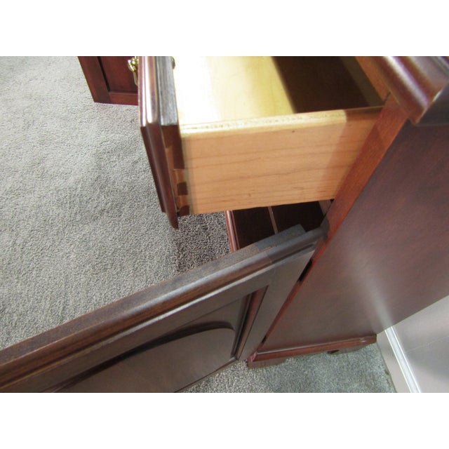 Harden Solid Cherry Console Cabinet For Sale - Image 6 of 8