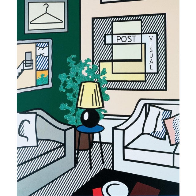 Roy Lichtenstein (1923-1997) Interior by Lamplight Original color poster On poster paper, 30 x 42 cm (approx. 12 x 17...