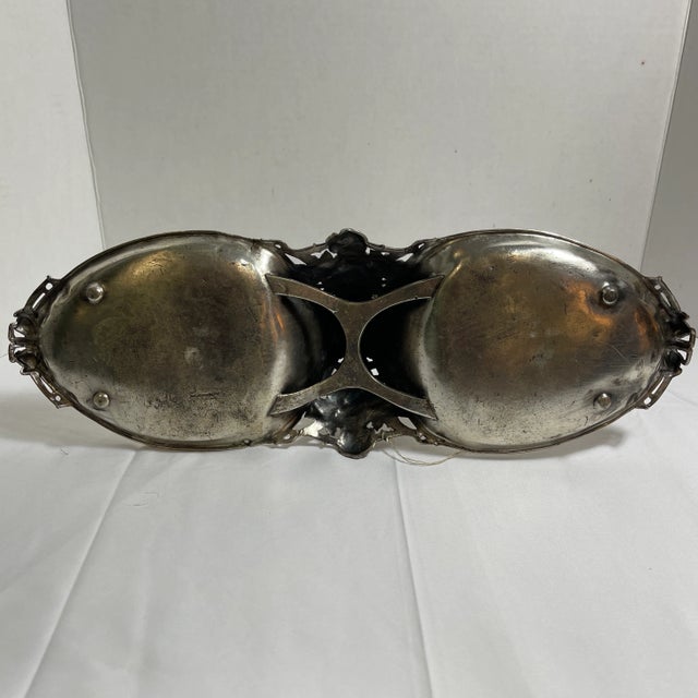 1920s German Wmf Art Nouveau Silverplate Card Tray For Sale - Image 10 of 12