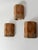 1980s Swedish Sculptural Pine Wall Sconces, 1980s, Set of 3 For Sale - Image 5 of 18