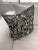 English Contemporary Shamiana Accents Luxurious Down Filled Black White Paisley Velvet Pillow For Sale - Image 3 of 8