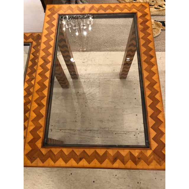 1960s Italian Trio of Inlaid Nesting Tables - Set of 3 For Sale - Image 11 of 12