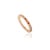 Not Yet Made - Made To Order Pop Art Style Rainbow Sapphire Eternity 14k Rose Gold Ring Size 7 For Sale - Image 5 of 12