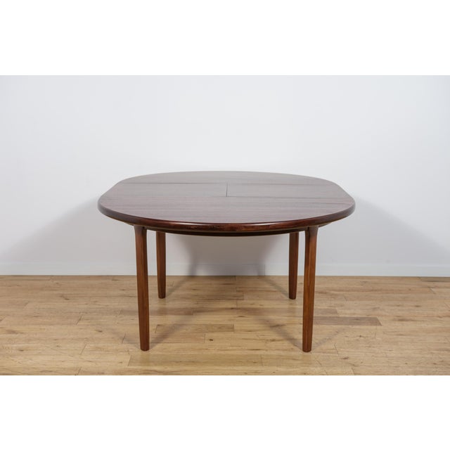 Mid-Century Round Extendable Dining Table, United Kingdom, 1960s For Sale - Image 9 of 16