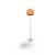 Mid-Century Space Age Orange Floor Arc Lamp, 1970s For Sale - Image 4 of 12