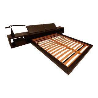 Poliform Zoe Modern Platform Queen Bed For Sale