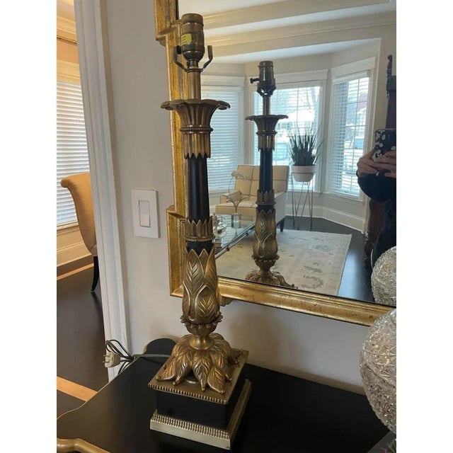 2000 - 2009 Hollywood Regency Style Desk Lamp by E F Chapman For Sale - Image 5 of 10