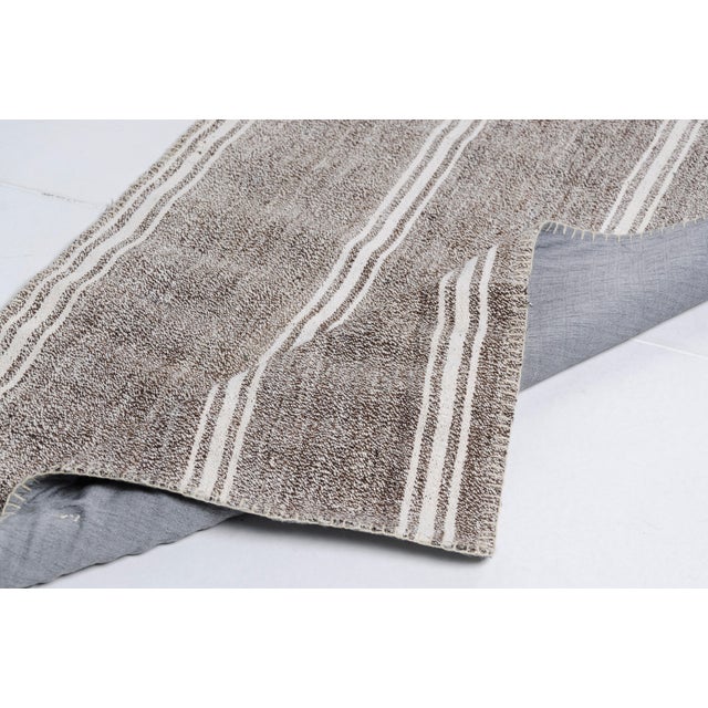 Mid 20th Century Natural Handmade Anatolian Kilim Runner For Sale - Image 4 of 7