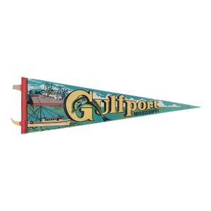 Gulfport Mississippi Felt Flag Pennant