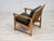 Scandinavian Lounge Chair in Green Wool and Oak, 1970s For Sale - Image 15 of 18