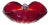 Vintage Murano Red Orange Amberina Controlled Bubbles Italian Art Glass Basket Shape Bowl For Sale