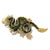 Bochic Dragon Vintage Sapphire & Tasvorite Brooch Set In 18K Gold & Silver For Sale - Image 11 of 18
