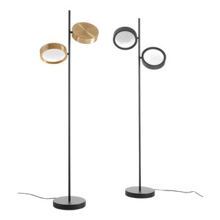 C. Pillet Floor Lamps from Oluce, Set of 2 For Sale