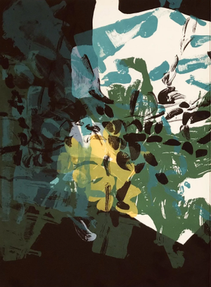 Riopelle Lithograph DM10171b Derriere Le Miroir 1968