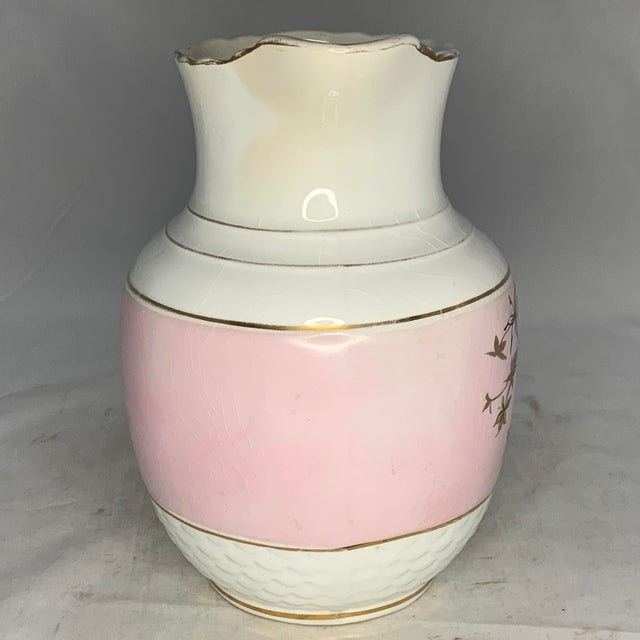 Antique Sampson Bridgwood Maritime Pitcher: Hand-Painted Porcelain, c.1880 For Sale - Image 4 of 10