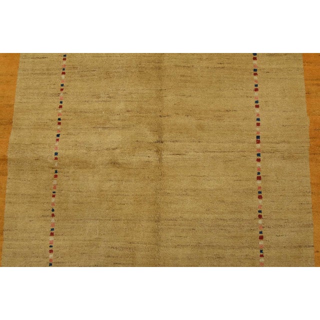 2020s Gabbeh Rug 5’8” X 7’10” Beige Wool Contemporary Hand-Knotted Carpet For Sale - Image 5 of 14