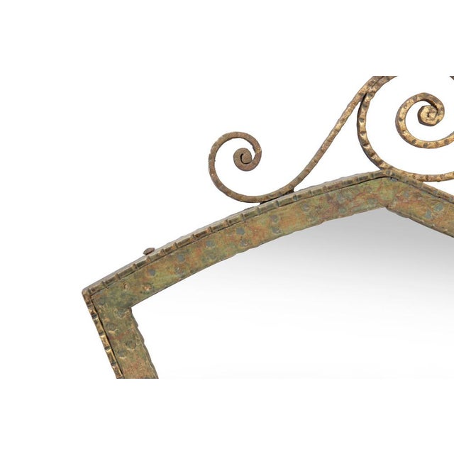 1950s Vintage Wall Mirror and Console by Pierluigi Colli, 1950s, Set of 2 For Sale - Image 5 of 11