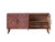 Mid-Century Modern Matthew Izzo Home Fissio Mango Wood Four Door Buffet - New Item For Sale - Image 3 of 6