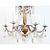 Italian 18th Century Giltwood & Crystal Chandelier For Sale - Image 10 of 17