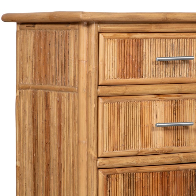 David Francis Aruba Six-Drawer Dresser - Natural For Sale - Image 4 of 9