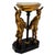 An elegant centerpiece ashtray with two striking, detailed goat figures with glass insert by Ronson art metal works. This...