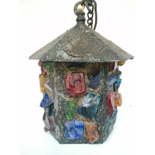 As seen in Antiques Roadshow Portland 2017, hour 3. Structurally and electrically intact with porcelain socket. Paint...