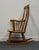 Wood Nichols & Stone Solid Hard Rock Maple Colonial Early American Windsor Rocking Chair For Sale - Image 7 of 9