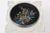 Vintage Enameled Foiled Cloisonné Top and Lucite Vessel, Box or Container 80's For Sale - Image 9 of 11