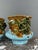 19th Century Mascaron-Decorated Earthenware Cachepots, Set of 2 For Sale - Image 3 of 11