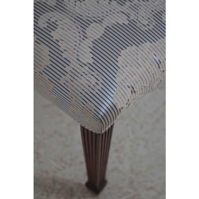 Set of 8 Baker Mahogany Shield Back Dining Chairs For Sale - Image 14 of 18