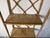 Wood Vintage Coastal Arched Top Rattan Étagère With Wood Shelves For Sale - Image 7 of 13