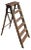 Vintage Wood Step Painters Ladder, 1970s For Sale