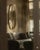 Lotus Brass Wall Mirror by Maeve For Sale - Image 6 of 10