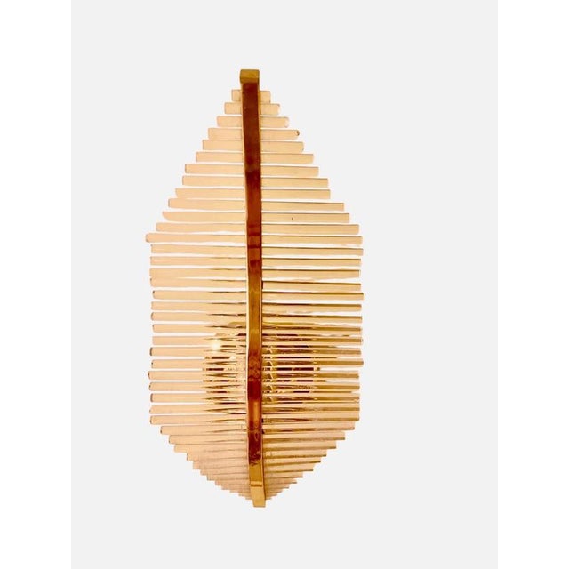 Murano Glass Wall Light by Gaetano Sciolari, Italy 1970s, Set of 6 For Sale - Image 11 of 12
