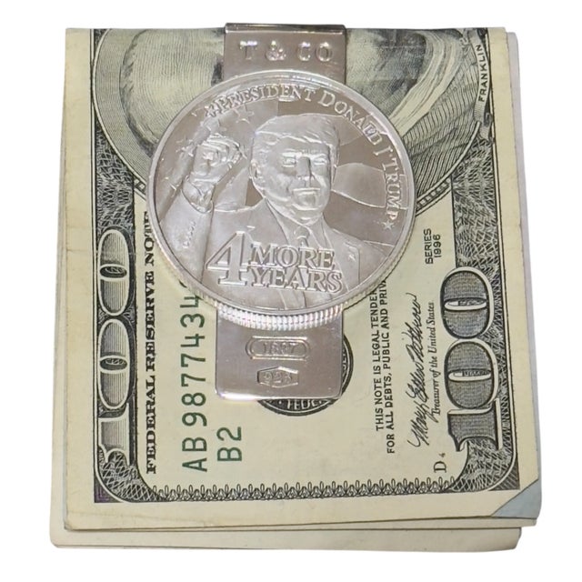 Late 20th Century Tiffany & Co Trump Money Clip Sterling Silver Estate For Sale In New York - Image 6 of 9