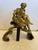 Antique Bronze Figural Andirons -a Pair For Sale - Image 4 of 16
