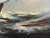 Impressionist Renato Longanesi - Original Vintage Oil Painting Clipper Ship Stormy Sea Framed For Sale - Image 3 of 12