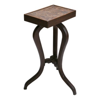 Vintage Tripod Side Table in Wood, 1920 For Sale
