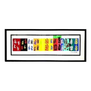 Henri Matisse Les Velours, 1947 Lithograph, Mourlot, Framed