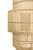 Worlds Away Matthew Izzo Home Tia Four Tiered Natural Rattan Wall Sconce For Sale - Image 4 of 6